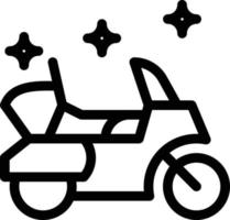illustrazione vettoriale di lustro dello scooter su uno sfondo simboli di qualità premium. icone vettoriali per il concetto e la progettazione grafica.