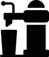 illustrazione vettoriale del rubinetto del vino su uno sfondo. simboli di qualità premium. icone vettoriali per il concetto e la progettazione grafica.
