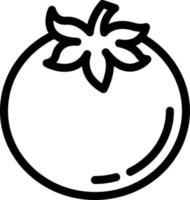 illustrazione vettoriale di pomodoro su uno sfondo simboli di qualità premium. icone vettoriali per il concetto e la progettazione grafica.