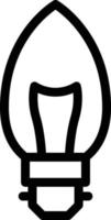 illustrazione vettoriale della lampadina su uno sfondo. simboli di qualità premium. icone vettoriali per il concetto e la progettazione grafica.