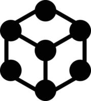 illustrazione vettoriale blockchain su uno sfondo. simboli di qualità premium. icone vettoriali per il concetto e la progettazione grafica.
