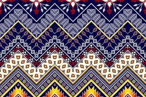 disegno geometrico astratto del modello etnico. Tappeto In Tessuto Azteco Mandala Ornamento Etnico Chevron Decorazione Tessile Carta Da Parati. tribale boho nativo etnico tradizionale ricamo sfondo vettoriale