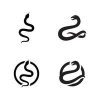 modello vettoriale icona logo serpente