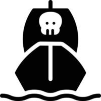 illustrazione vettoriale della crociera dei pirati su uno sfondo simboli di qualità premium icone vettoriali per il concetto e la progettazione grafica.
