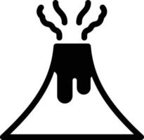 illustrazione vettoriale del vulcano su uno sfondo. simboli di qualità premium. icone vettoriali per il concetto e la progettazione grafica.