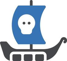 illustrazione vettoriale della nave pirata su uno sfondo simboli di qualità premium. icone vettoriali per il concetto e la progettazione grafica.