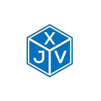 xjv lettera logo design su sfondo bianco. xjv creative iniziali lettera logo concept. disegno della lettera xjv. vettore