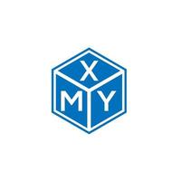 xmy lettera logo design su sfondo bianco. xmy creative iniziali lettera logo concept. xmy lettera design. vettore