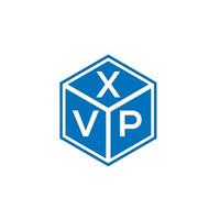 xvp lettera logo design su sfondo bianco. xvp creative iniziali lettera logo concept. disegno della lettera xvp. vettore