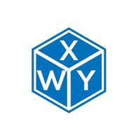 xwy lettera logo design su sfondo bianco. xwy creative iniziali lettera logo concept. disegno della lettera xwy. vettore