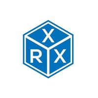 xrx lettera logo design su sfondo bianco. xrx creative iniziali lettera logo concept. disegno della lettera xrx. vettore