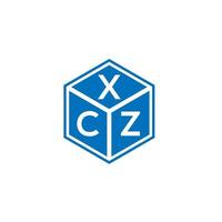 xcz lettera logo design su sfondo bianco. xcz creative iniziali lettera logo concept. disegno della lettera xcz. vettore