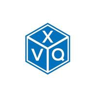 xvq lettera logo design su sfondo bianco. xvq creative iniziali lettera logo concept. xvq disegno della lettera. vettore
