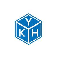 ykh lettera logo design su sfondo bianco. ykh creative iniziali lettera logo concept. disegno della lettera ykh. vettore