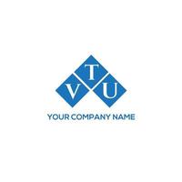 vtu creative iniziali lettera logo concept. vtu lettera design.vtu lettera logo design su sfondo bianco. vtu creative iniziali lettera logo concept. disegno della lettera vtu. vettore