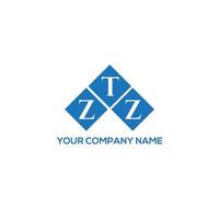 ztz lettera logo design su sfondo bianco. ztz creative iniziali lettera logo concept. disegno della lettera ztz. vettore