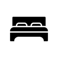 modello icona letto vettore