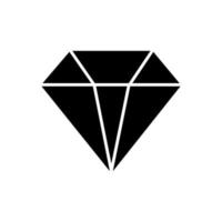 vettore icona diamante