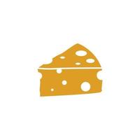 vettore del modello di progettazione dell'icona del logo del formaggio