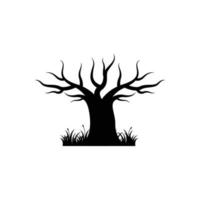 vettore del modello di progettazione dell'icona del logo del ramo di albero