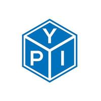 ypi lettera logo design su sfondo bianco. ypi creative iniziali lettera logo concept. disegno della lettera ypi. vettore