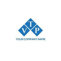 design del logo della lettera vtp su sfondo bianco. vtp creative iniziali lettera logo concept. design della lettera vtp. vettore