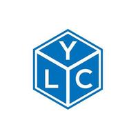 ylc lettera logo design su sfondo bianco. ylc creative iniziali lettera logo concept. disegno della lettera ylc. vettore