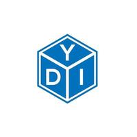 ydi lettera logo design su sfondo bianco. ydi creative iniziali lettera logo concept. disegno della lettera ydi. vettore