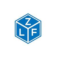 zlf lettera logo design su sfondo bianco. zlf creative iniziali lettera logo concept. disegno della lettera zlf. vettore