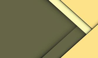 sfondo astratto strisce geometriche colore verde e giallo strato di sovrapposizione con ombra. vettore
