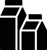 illustrazione vettoriale del pacchetto di latte su uno sfondo. simboli di qualità premium. icone vettoriali per il concetto e la progettazione grafica.