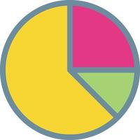 illustrazione vettoriale a torta su uno sfondo. simboli di qualità premium. icone vettoriali per il concetto e la progettazione grafica.