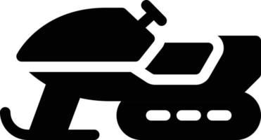 illustrazione vettoriale di motoslitta su uno sfondo. simboli di qualità premium. icone vettoriali per il concetto e la progettazione grafica.