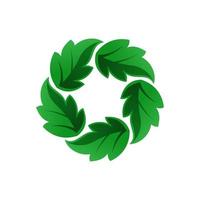 icona di foglie. lascia il logo vettoriale. foglie illustrazione. logo della natura. segno simbolo eco verde. vettore