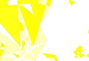modello vettoriale giallo chiaro con forme astratte.