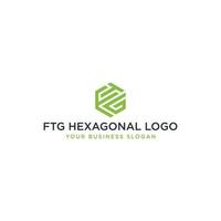 modello vettoriale di progettazione logo ftg