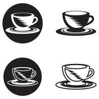 modello di logo della tazza di caffè vettore