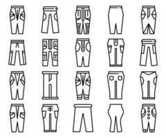 icone di pantaloni di moda