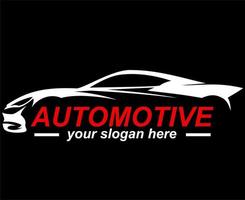 logo auto sportiva vettore