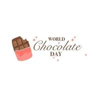 giornata mondiale del cioccolato vettore