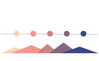 circolo d'affari. icone di infografica timeline progettate per sfondo astratto modello pietra miliare elemento moderno diagramma processo tecnologia marketing digitale dati presentazione grafico vettore