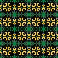 patern senza cuciture di dayak etnico pattern.traditional tessuto indonesiano motivo.borneo pattern. ispirazione per il design vettoriale. tessuto creativo per moda o stoffa vettore