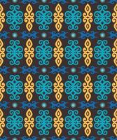 patern senza cuciture di dayak etnico pattern.traditional tessuto indonesiano motivo.borneo pattern. ispirazione per il design vettoriale. tessuto creativo per moda o stoffa vettore