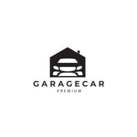 Garage auto logo automobilistico simbolo vettore icona illustrazione design moderno