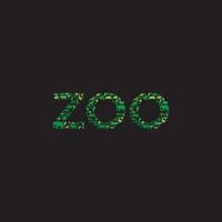 disegno dell'illustrazione del simbolo dell'icona di vettore del logo dello zoo