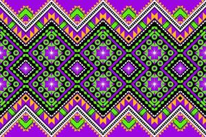 disegno geometrico senza cuciture etnico asiatico orientale e tradizione per texture e sfondo. decorazione con motivi in seta e tessuto per moquette, abbigliamento, confezioni e carta da parati vettore