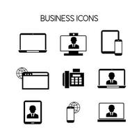 set di gadget di icone aziendali di successo per il lavoro. segno semplice di disegno vettoriale per sito Web e app mobile