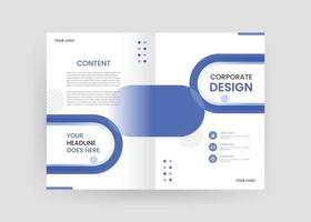 modello di progettazione di brochure e copertine di libri vettore