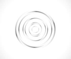 linee astratte in forma di cerchio, elemento di design, forma geometrica, cornice a strisce per l'immagine, logo rotondo tecnologico, illustrazione vettoriale a spirale