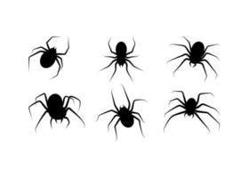 vettore dell'illustrazione del modello di progettazione dell'icona del ragno